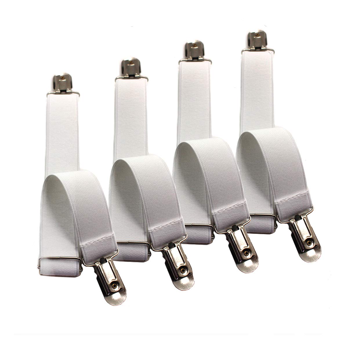 Glield Extend 23' To 78' Adjustable 4-Piece Under Sofa, Mattress, Bed Sheet Fitted Fastener, Long Strap Clip Bands Bdj06D