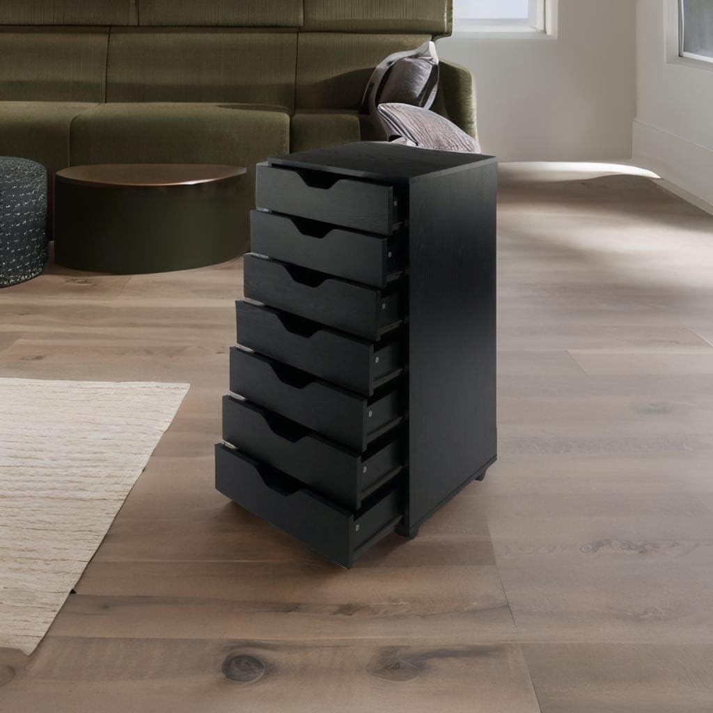 Ergode Wood Halifax 7-Drawer Cabinet - Versatile, Sleek Storage Solution