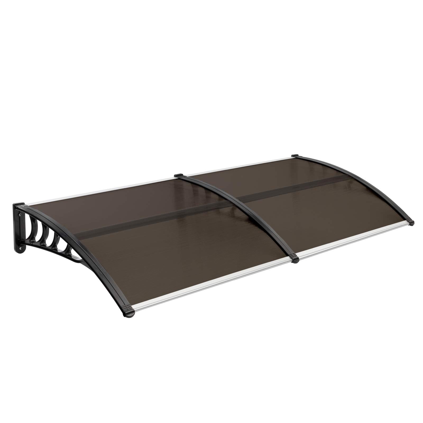 Vingli Window Awning Door Canopy Exterior, 40' X 80' Awnings For Doors Polycarbonate Cover Patio Door Awning Rain Snow Sunligh