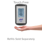 PURELL CS8 Automatic Hand Soap Dispenser, Graphite, for 1200 mL PURELL CS8 Soap Refills (Pack of 1) - 7834-01 - Manufactured by GOJO, Inc.
