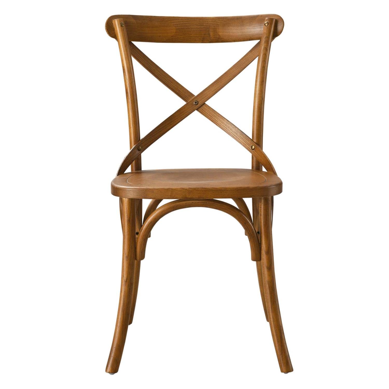 Modway Gear Dining Side Chair In Walnut