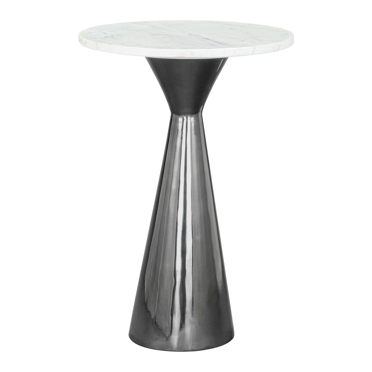 Zuo Tim Side Table White & Black