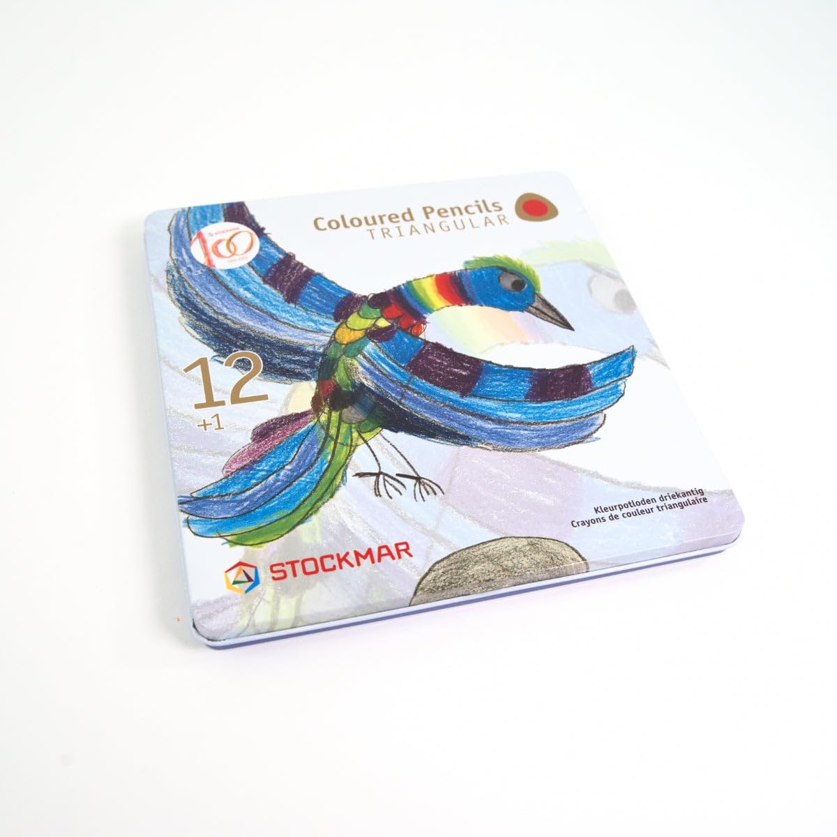 Stockmar Colored Pencils Triangular 12 Colors +1 Graphite Pencil