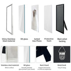 Decanit 4X6 Picture Frame Metal, Thin Profile Photo Frame 4 By 6 Inch, Display For Wall Or Tabletop,Silver