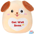 Wewill 12 Get Well Soon Puppy Soft Plush Pillow Cute Get Well Dog Stuffed Animal Toy Gifts For Toddler Kids Boys Girls