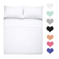 Best Season Full Size Sheet Set 400 Thread Count Cotton (White Color) 4 Piece - 100% Long Staple Cotton Sheets Set, Soft Cotton