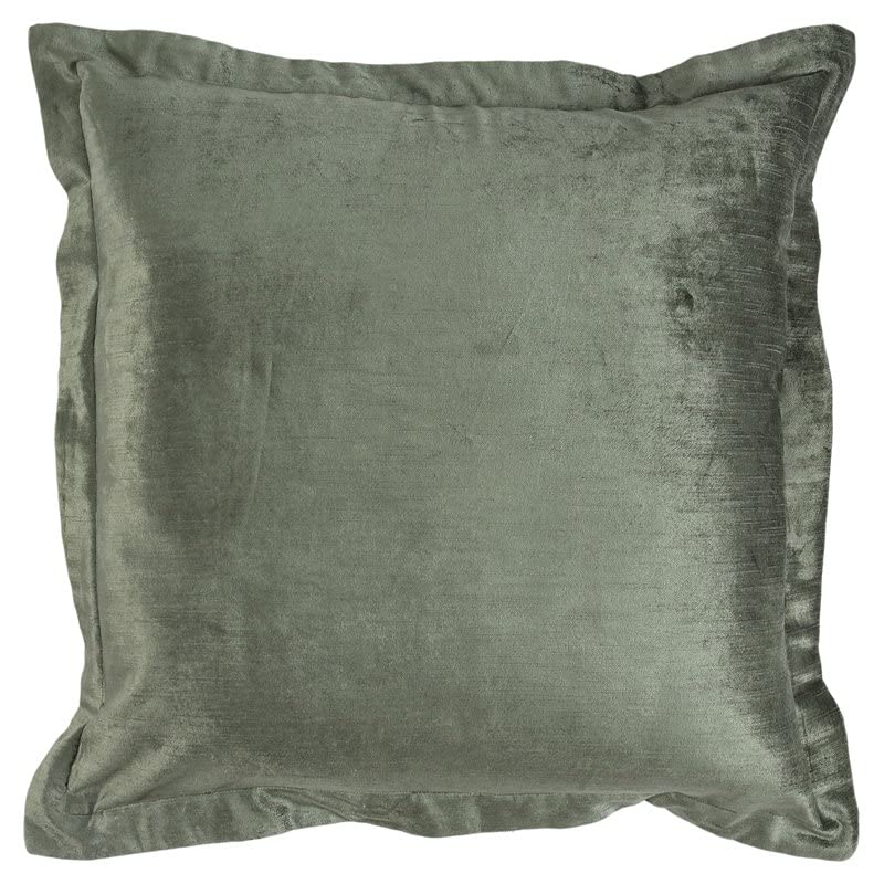 Kosas Home Bryce 22X22 Square Rayon Velvet Throw Pillow In Myrtle Green