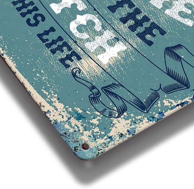 Fishing Decor Vintage Fishing Tin Signs For Man Cave Sign Fishing Wall Art Funny Garage Signs For Men Fish Cabin Lake House Meta