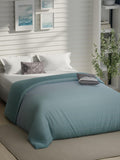 Nautica Super Soft 100% Cotton Fabric Comforter For All Weather 1Pc Double (Fairwater) | 130 Gsm | Dust Proof Layer Added Abstr