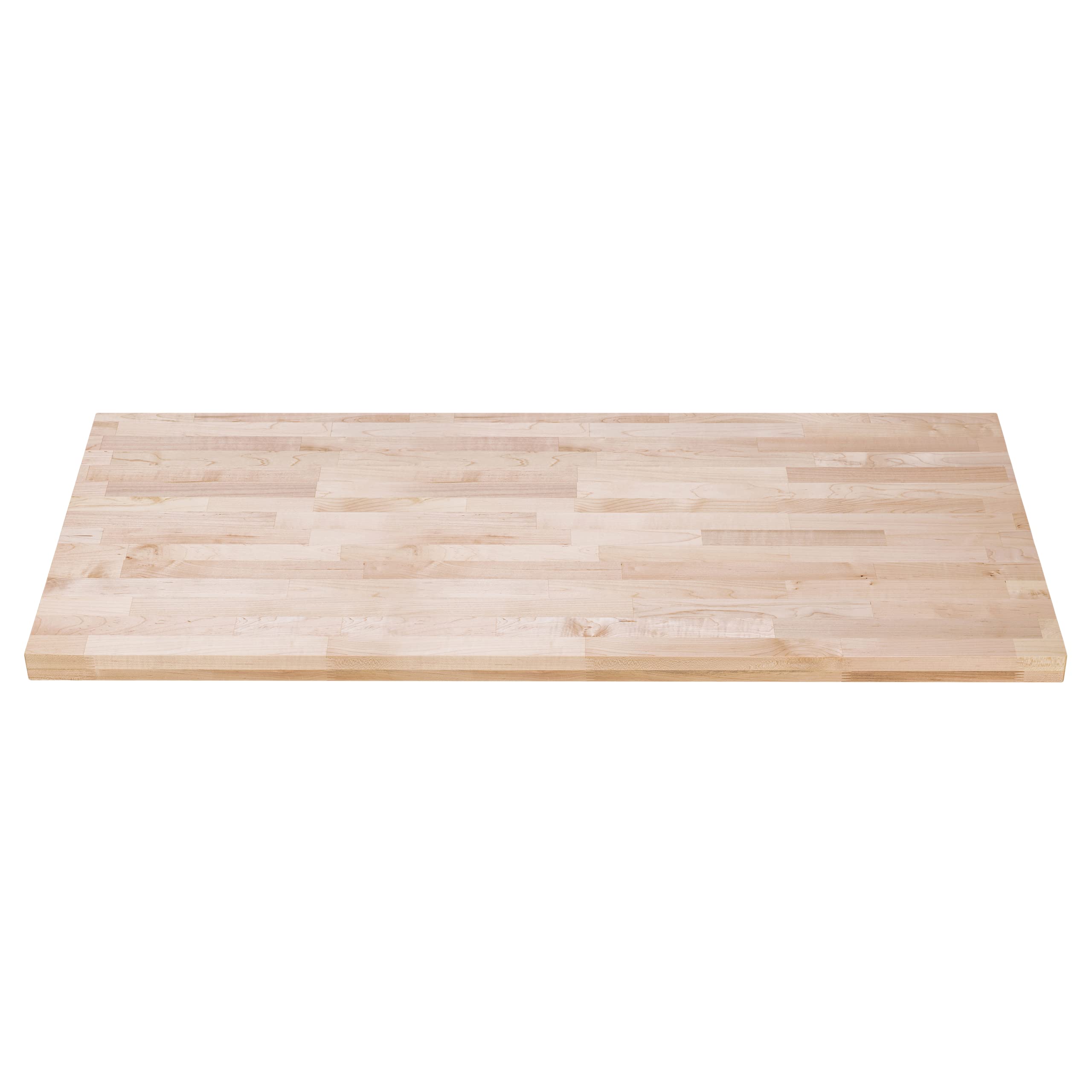 DuraSteel 24x48 Butcher Block Countertop - Natural Solid Wood Slab - Maple Table Top for Cabinet, Kitchen, Restaurant, Coffee, D