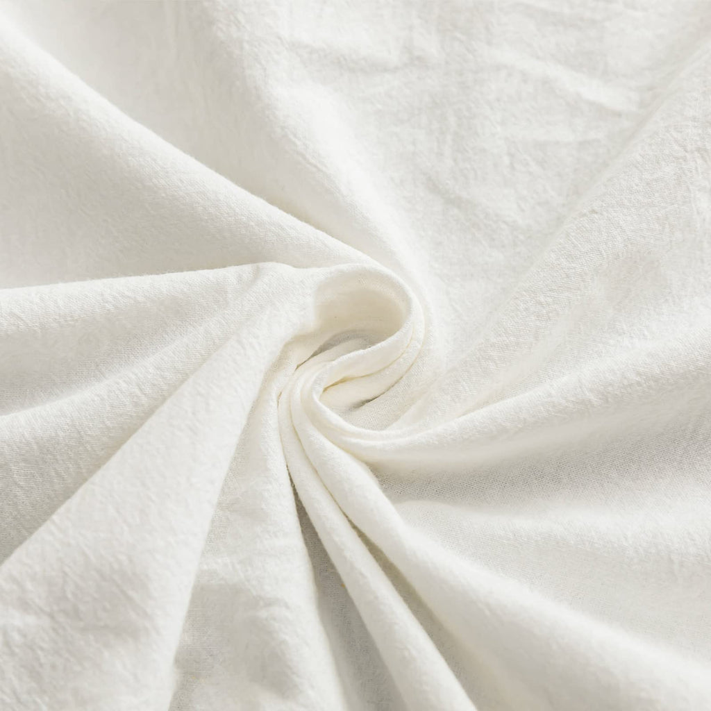 Jellymoni Pillowcases King Set Of 2 Cotton Envelope Pillow Covers Cream White 20  36In Bed Pillow Cases 100% Washed Cotton Soft