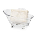 Abbott Collection 27-BLISS Glass Bathtub Soap Dish, 6 L