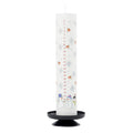 Alison Gardiner Christmas Advent Candle Snowmen Wax Pillar 50 Hours Burn Time Made in England