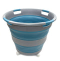 SAMMART 66L Collapsible Laundry Basket with wheels  Foldable Pop Up Storage Container/Organizer with wheels  Portable Washing 