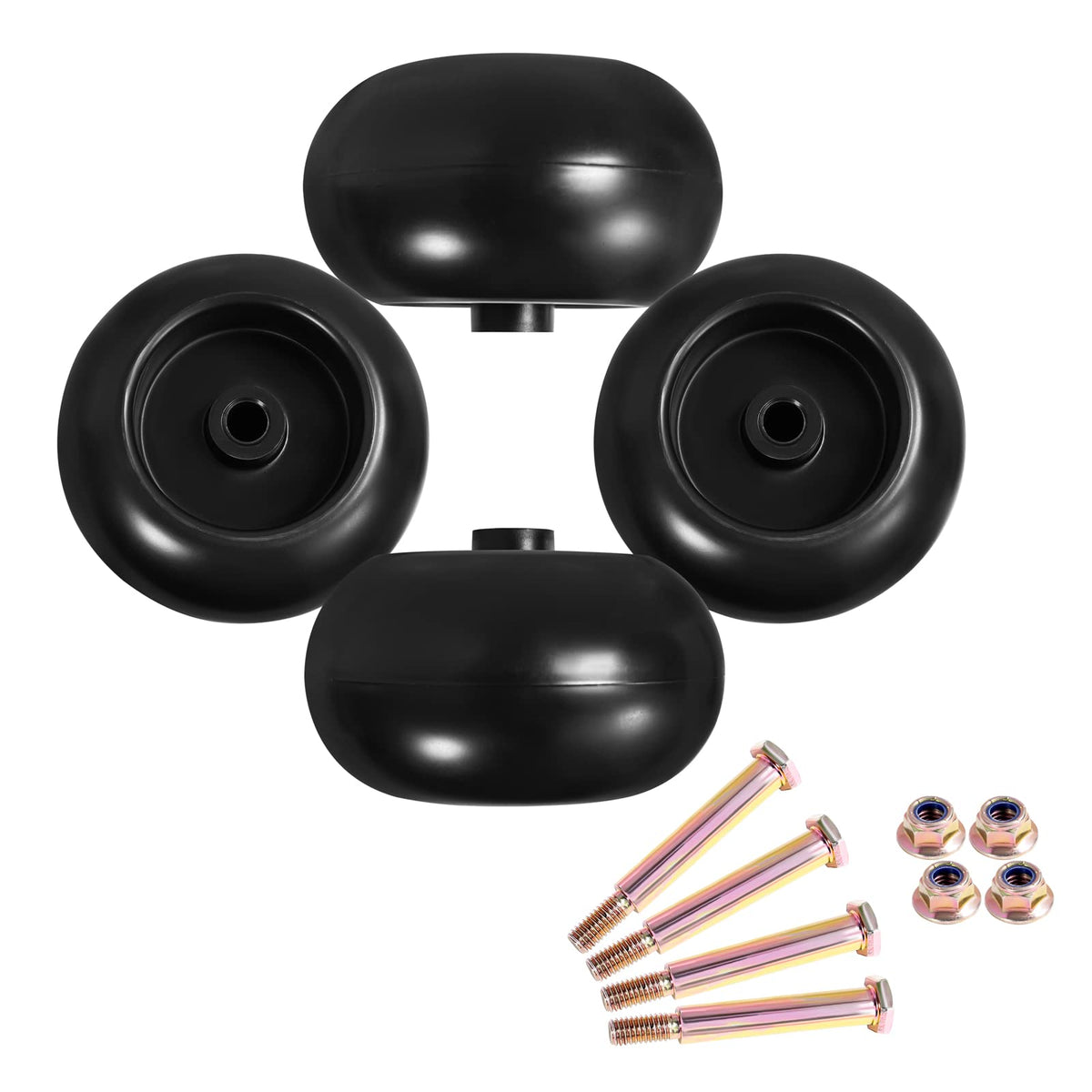 Parts Camp Deck Wheels Replacement 753-04856A Fits Cub Cadet Rzt50 Rzt54 Lt1050 Slt1554 4 Packs
