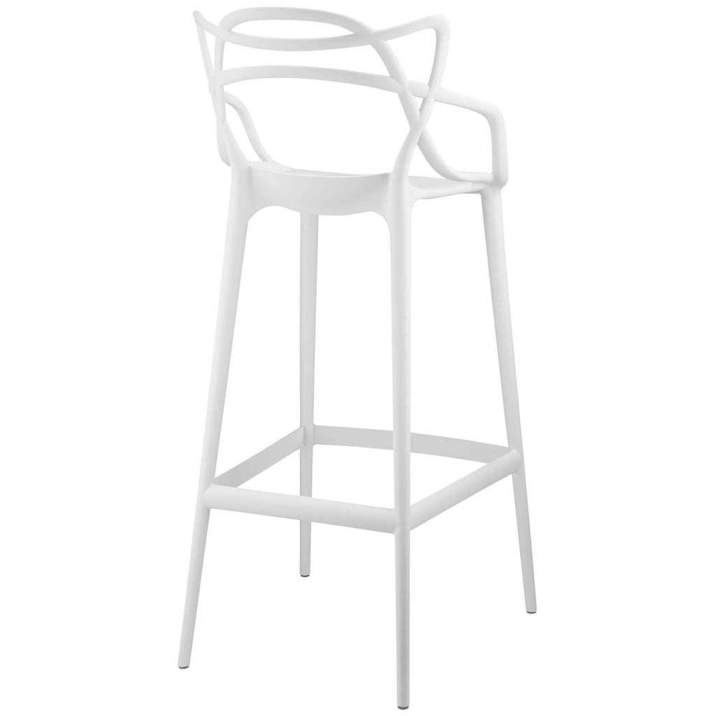 Modway Entangled Bar Stool (Set of 2), White