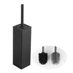 BVL Toilet Brush and Hoder Set Brushed Gold Freestanding for Bathroom