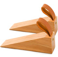 Wood Door Stopper, Solid Wood Non-Slip Door Wedges, Sturdy And Durable Door Stop Wedge, Door Stopper Fit For Door Bottom Seam (0
