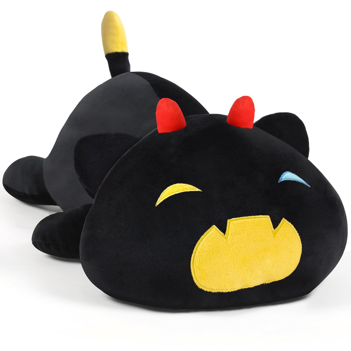 Cat Stuffed Animal, Cute Yellow Cat Plush Toy Pillow Soft Cat Stuffed Animal Kawaii Plushie Toy 50Cm/19.7Inch