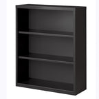 Lorell Fortress Series Charcoal Bookcase, 34.5" X 13" X 42"