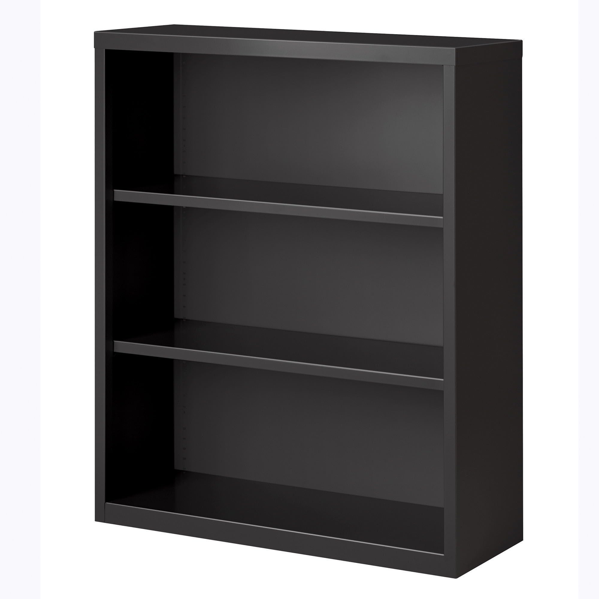 Lorell Fortress Series Charcoal Bookcase, 34.5" X 13" X 42"
