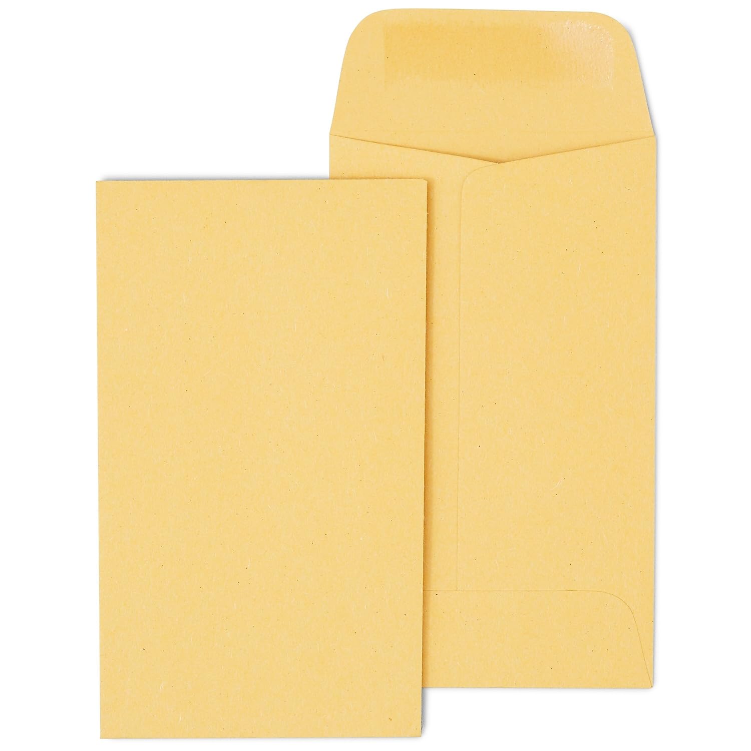 Staples 535070 Gummed Currency Envelopes 2.5-Inch X 4.25-Inch Brown 500/Box (Spl17185)