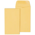 Staples 535070 Gummed Currency Envelopes 2.5-Inch X 4.25-Inch Brown 500/Box (Spl17185)