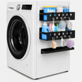 Linidcoud Laundry Room Organization, 2 Pack Magnetic Shelves Laundry Organizer, Strong Multipurpose Magnetic Shelf for Bathroom 