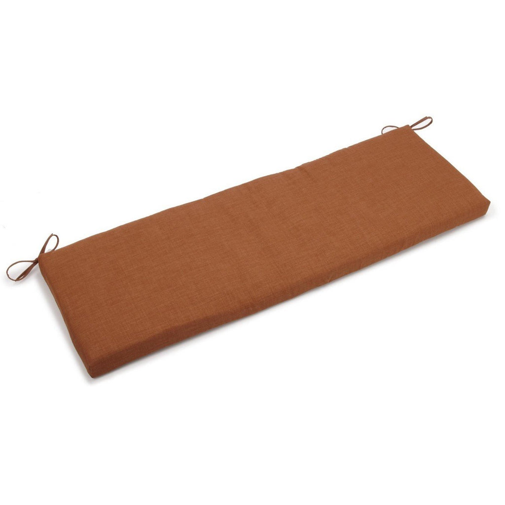 Blazing Needles Indoor/Outdoor Bench Cushion, 1 Count (Pack Of 1), Mocha