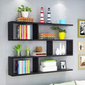 The Good Luck Wall Mount Floating Shelves for Books Shelf, Antiques, Organizer, Storage  DIY (Do it Yourself Fitting)  Wenge B