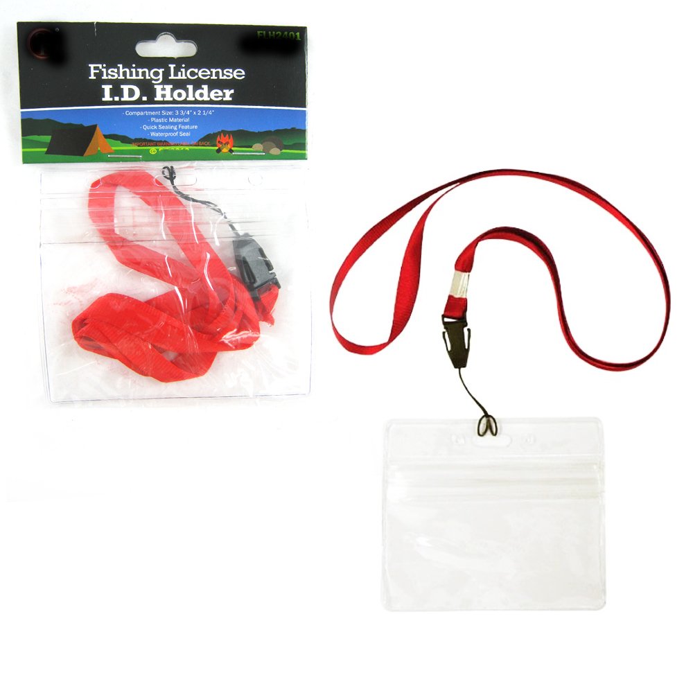 Se Flh2401 Fishing Licenid Holder, 3-3/4' X 2-1/4'