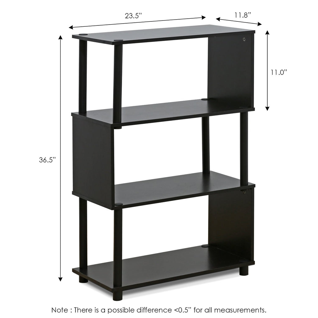 Furinno 4-Tier Flexi Rack, Espresso