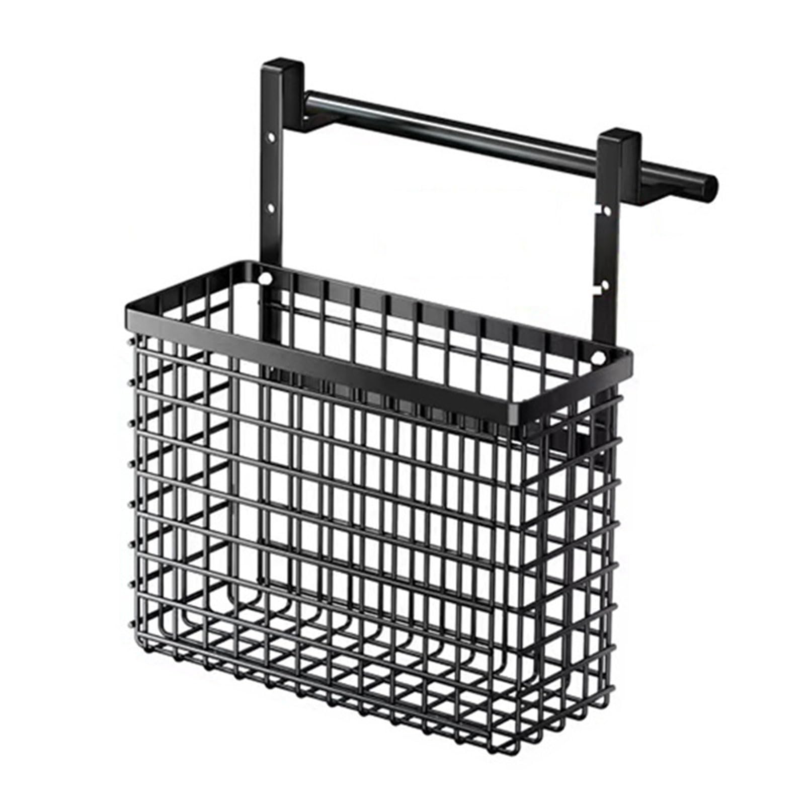 Qwqj Hanging Cabinet Door Organiser Efficient Kitchen And Bathroom Storage Solution Vegetable And Fruit Storage Basket