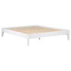 Coaster Home Furnishings Hounslow Contemporary California King Size Pine Wood Platform Bed Frame Headboard Compatible Bed Base White 306128KW