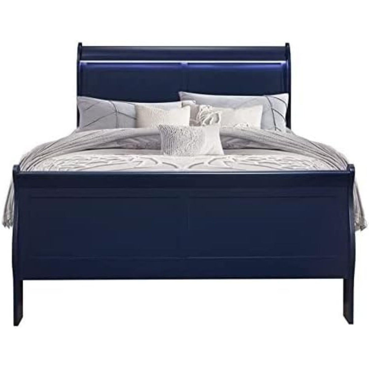 Global Furniture Usa Charlie Blue Full Bed