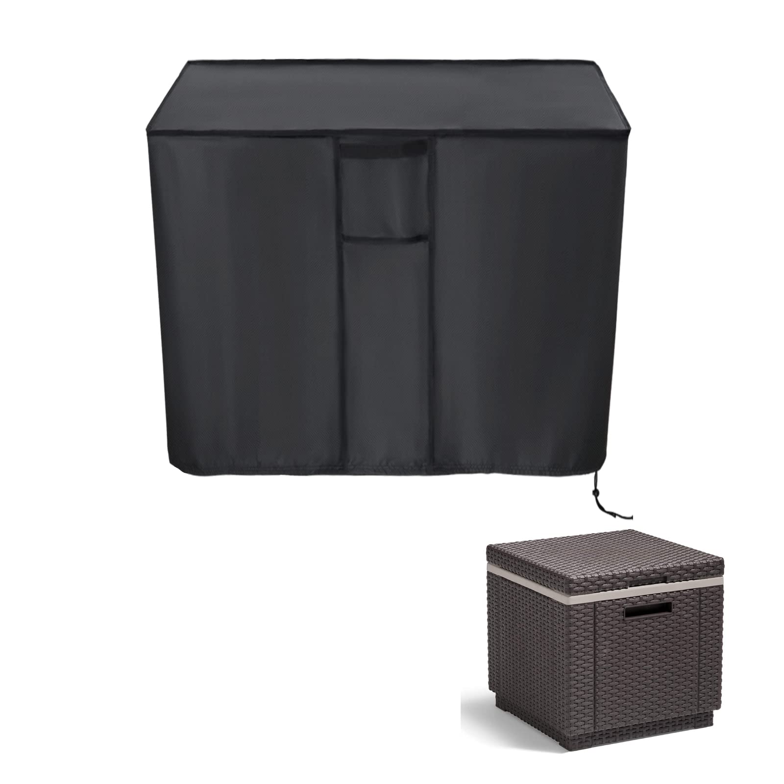 Kingling Outdoor Cooler Table Cover For Keter Cooler Table, Waterproof Patio Storage Cooler Table Cover Patio Side Table Cover -