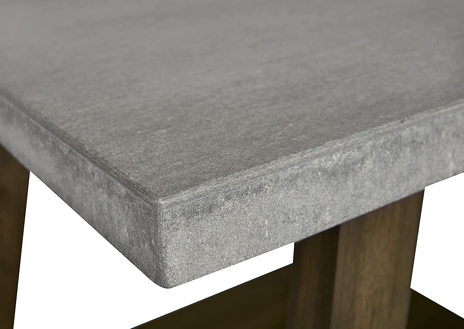 Progressive Furniture Jackson End Table, Concrete Gray/Auburn