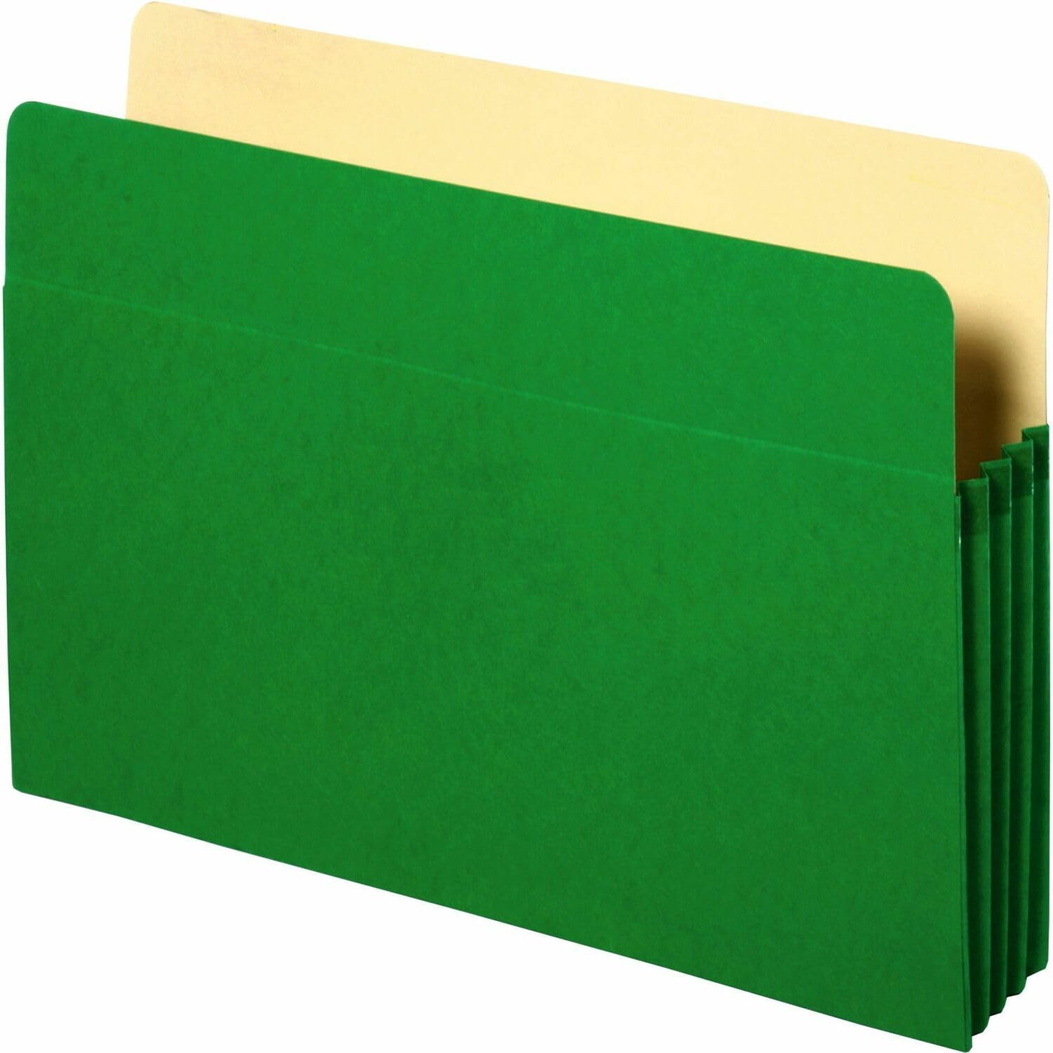 Business Source 26551 Accordion Pocket 3-1/2-Inch Exp 11-3/4-Inch X9-1/2-Inch Green