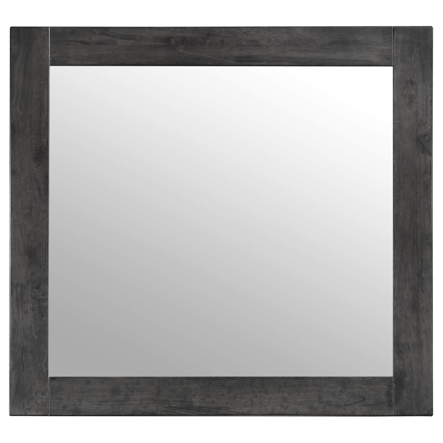 Coaster Lorenzo 37&quot; X 40.25&quot; Rectangular Wood Dresser Mirror In Gray