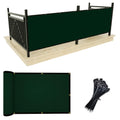 Upgrade Balcony Privacy Screen Fence Commercial Shade Cover 3 ' X 16 ' With Ties Durable And Uv Resistant Perfect For Deck Patio
