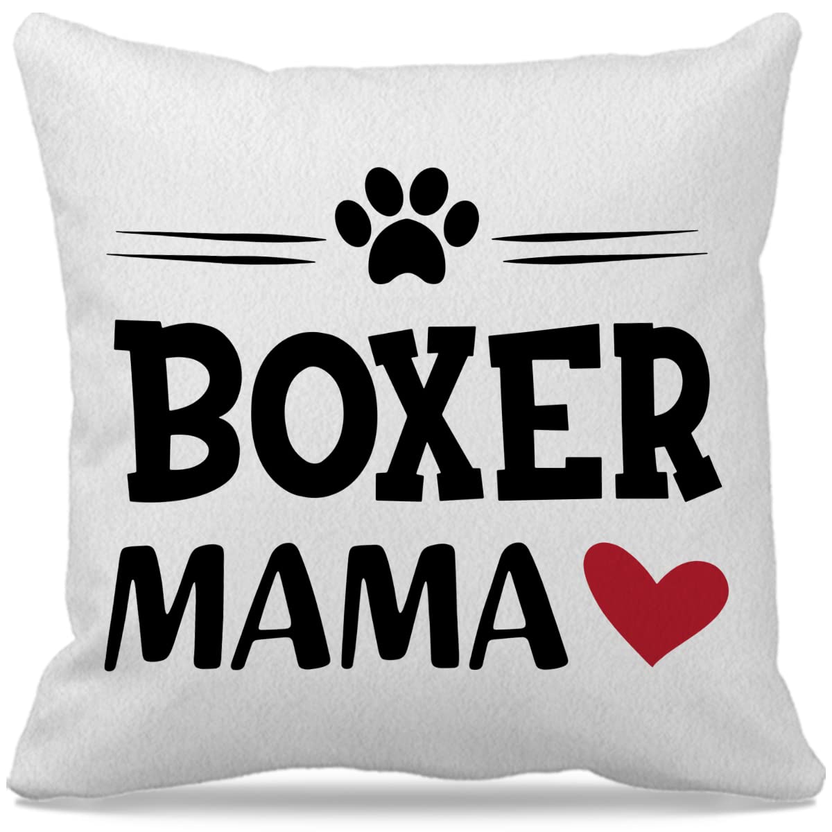 Gichugi Boxer Mama Pillow Covers 18X18, Boxer Mom Gifts, Boxer Dog Gifts For Women, Boxer Gifts For Dog Lovers, Boxer Mama Gifts