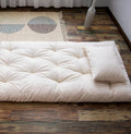 Cotton Filled Sleeping Mattress | Foldable Floor Mattress For Single Bed | Soft & Comfortable Gadda For Home, Guest, Hostel & Tr