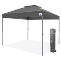 E-Z Up Patriot One-Up Technology Vented Shelter, 10' X 10', Steel Grey