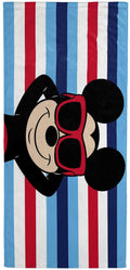 Jay Franco Disney Mickey Mouse Summer Starts Here Bath/Pool/Beach Towel - Super Soft & Absorbent Fade Resistant Cotton Towel, Me