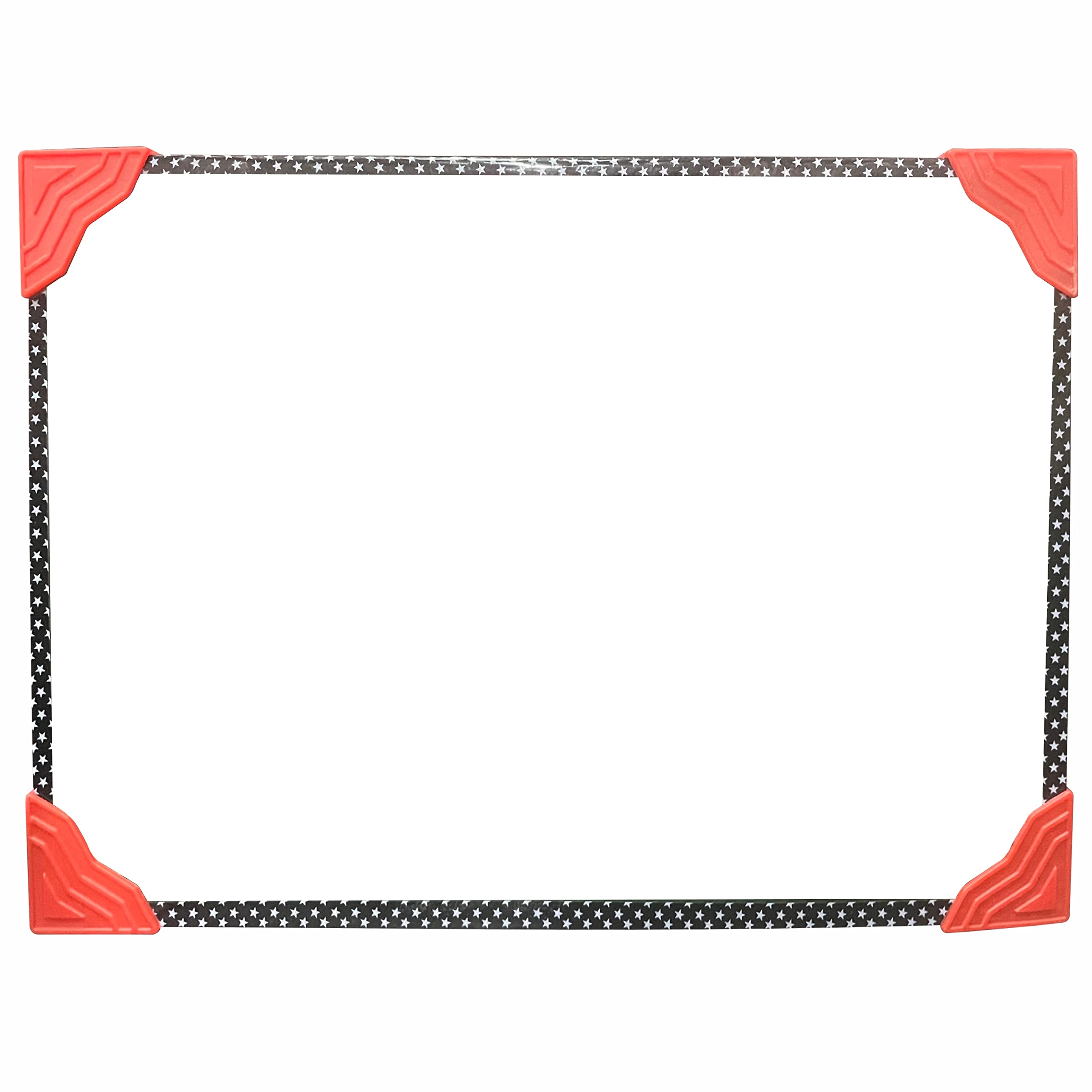 Yajnas Non Magnetic 8 Inch X11 Inch Double Sided White Board And Chalk Board Both Side Writing Boards, One Side White Surface An