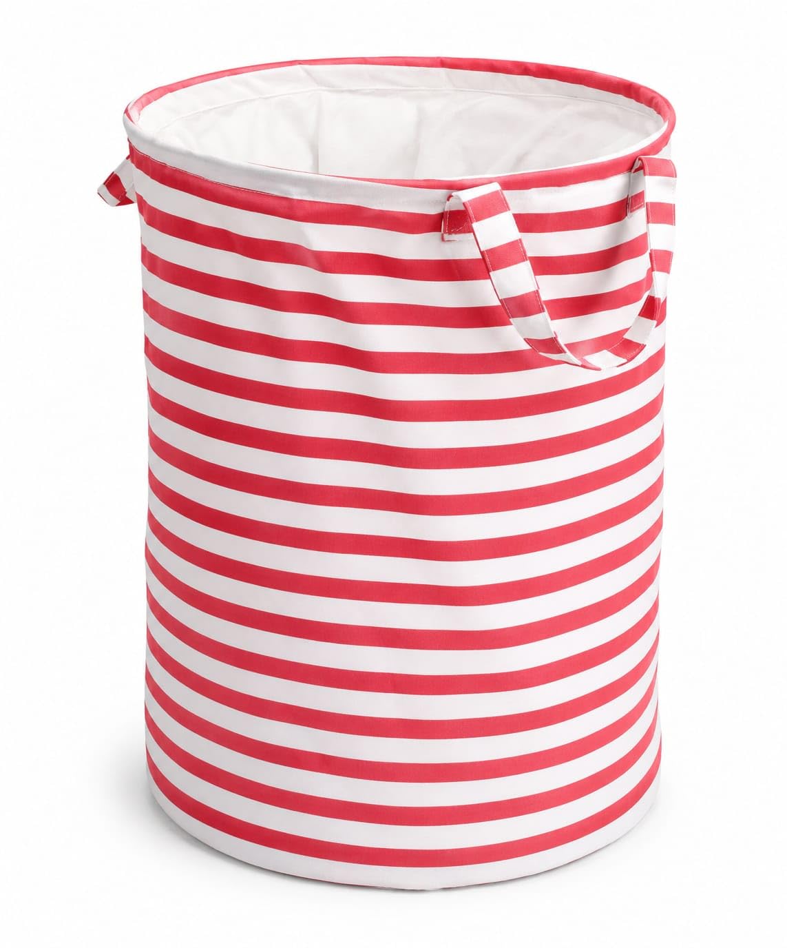 craftsman haven cotton leminated Printed Round Foldable Large Laundry Bag/Basket With Handle, Freestanding Cloth Storage Organiz