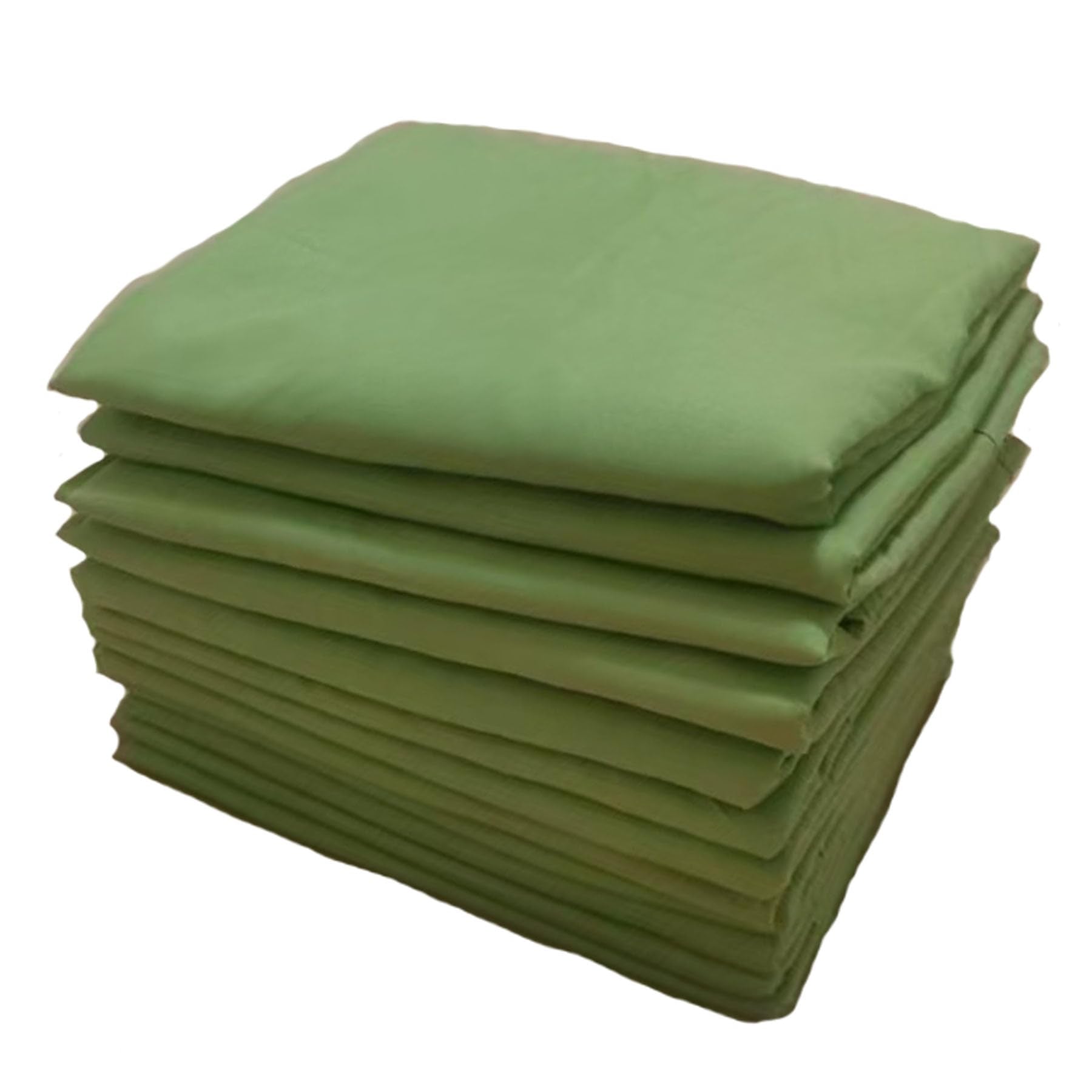 LEISUREWEEK Premium YellowGreen Pillowcases 12 Pack, Standard Queen Size, Soft Brushed 1800 Thread Count Microfiber, Allergies F