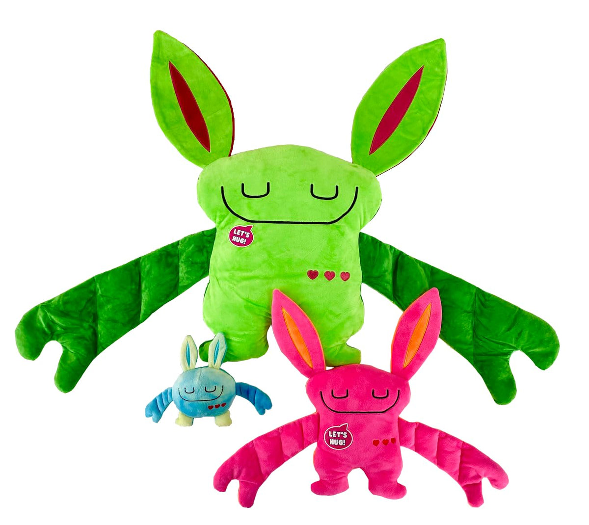 Bumpas 3 Pack Includes: Weighted Stuffed Pillow Animal With Surprise Bumpaloo & Thumper - Soft & Cuddly Plush For Comfort & Sens