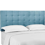 Modway Mod-5853 Paisley Upholstered Biscuit Tufted Performance Velvet Full/Queen Headboard Size In Sea Blue