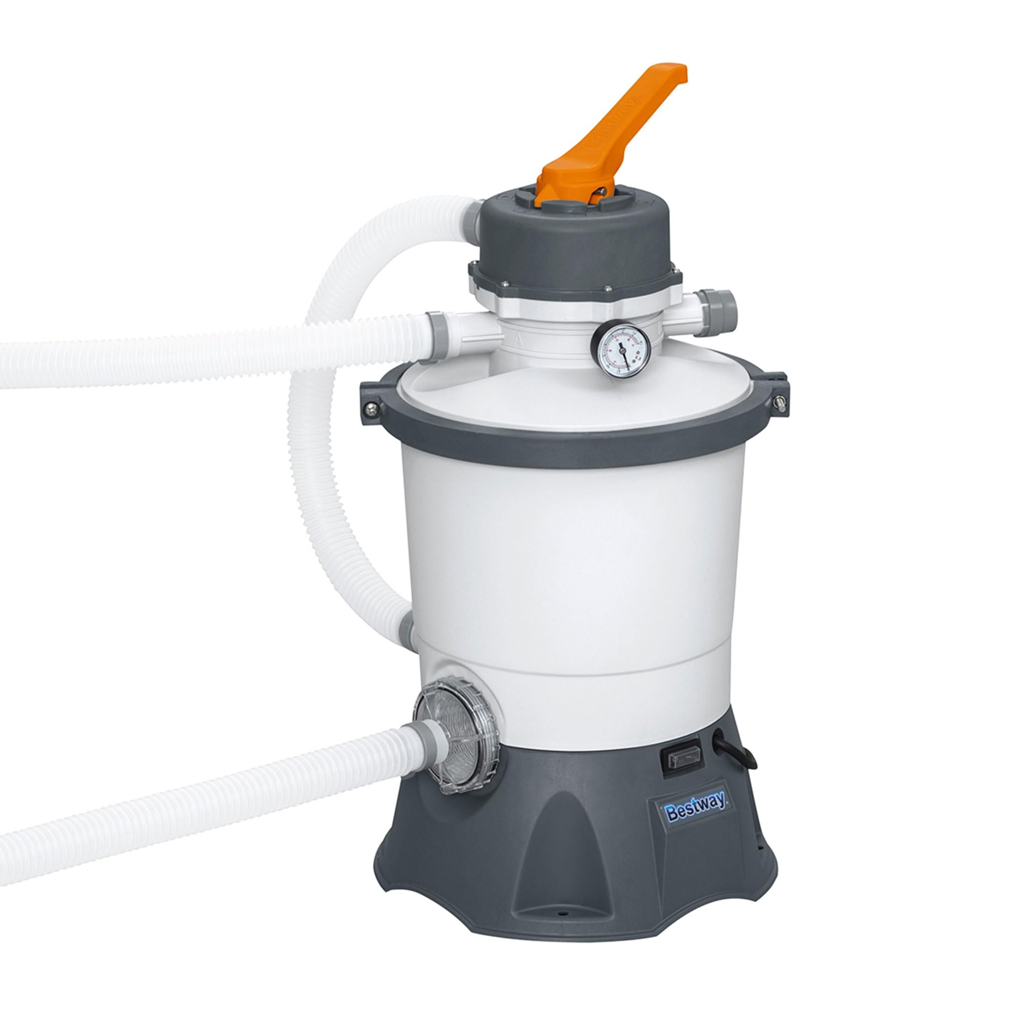 Bestway Flowclear Sand Filter Pump W/Gfci Plug | 800 Gallon/Hour Flow Rate | Cleans Water For Above Ground Pools